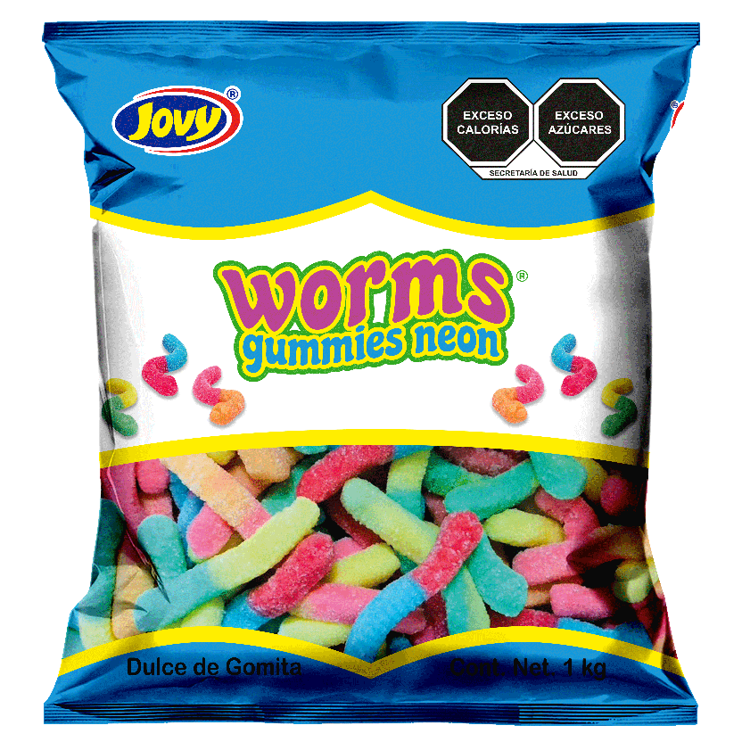 Worms Neón Jovy